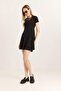 Trend Mini Flared Dress Black - 2
