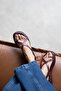 Puket Women's Flip Flops Leather Sandals Claret Red - 2