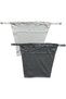 Women's Cotton Camisole Cleavage Cover Clip-on Mock Lace Camisecret - Set of 2