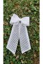 White tulle buckle