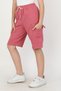 Girl's Summer Combed Cotton Sports Capri with Pockets - 5
