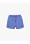 Basic Shorts with Pocket Detail and Lace-Up Waist