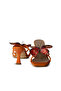 Natali Orange Butterfly Detailed Slippers - 5