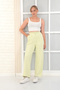 Shallow Pleated Women's Pants with Wide Legs - 5