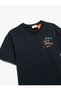 Crew Neck Short Sleeve Ninja Turtles Printed Cotton Oversized T-Shirt - 3