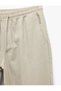 Linen Blended Pants Chino Pocket Detail Lace up Waist - 5