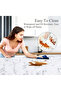 Multi-Purpose Non-Slip Decorative Shelf and Inside Cabinet Cover Size: 50 cm X 15 m Marble Design - 4