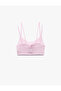 Slim Fit Covered Sports Bra with Double Straps - 5