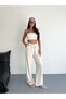 Comfortable Fit Basic Linen Trousers - 2