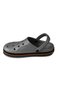 Yazkiş Men's Gray Doctor Nurse Cook Closed Front Perforated Back Slip-On Slippers Sandals - 3