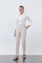 Women's Carrot Cut Pants - 18242Pnt - Beige