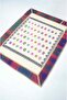 Patchwork Hand-Woven Plaid Pattern and White Color Wool Rug 85X105 cm (0.89 m²) - 3
