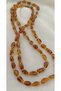 Pendant Drop Amber Amber Natural Stone Adult Necklace - 3