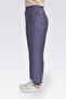 30271 Indigo Lyocell Fabric Casual Cut Waist Elastic Pants - 5