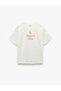 Cotton Short Sleeve Crew Neck Printed T-Shirt - 3
