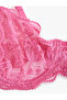 Semi-Transparent Underwire Non-Fill Lace Bra - 2