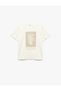 Printed Crew Neck Short Sleeve Cotton Oversize T-Shirt