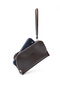 Brown Color Shk222 Faux Leather, Zippered, 4 Compartments, Strap Phone Wallet and Handbag - 6