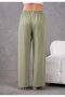Women's Linen Elastic Waist Comfortable Wide Leg Trousers