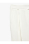 Viscose Fabric Pleated Detailed Pocket Palazzo Trousers - 6