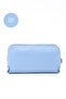 Blue Shk222 Faux Leather, Zippered, 4 Compartments, Strap Phone Wallet and Handbag - 3