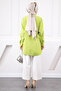 Pistachio Green Side Tie Modal Tunic - 4