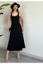 Back Detailed Strap Long Dress