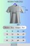 Oversize Beige Color New York U.S.A Printed Relaxed Fit T-Shirt Unisex - 3