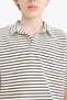 Boy's 2 Piece Set Striped Short Sleeve Polo T-Shirt Elastic Waist Shorts C2190A825Hs - 6