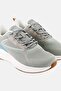 Women Brand Logo Lace Up Training Shoes, Grey - 3