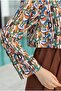 Patterned Short Hijab Swimsuit Fractal Pattern - 5