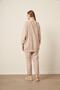 Women's Modal Trousers Suit Beige 30716 - 7