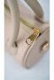 Women's Strap Leather Hand and Shoulder Bag New Season Stylish Design Width:17Cm Height:15Cm - 6