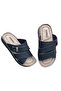 Men's Orthopedic Sole Slippers Daily Comfortable Home and Out - Work Slippers Black