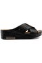 3025 Black Comfort Casual Anatomic Comfortable Slippers - 5