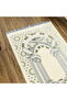 Medina Luxury Chenille Prayer Rug Cream (66X116Cm) 520 Gr - 3