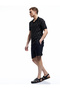 Pocket Detailed Bermuda Waist Lace-Up Cotton Linen Blend Shorts