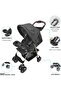 Bezik One Hand Fold Travel Stroller/Pram Suitable for Newborn/Infant/Baby/Kids with D - 5