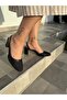 Caylin Thick Heeled Black Women's Shoes - 4