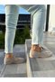 Sandra Beige Suede Women's Loafer with Lace Detail - 2