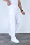 Baggy Linen Pants Jogger White - 2