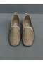 Diva Beige Stone Knitwear Women's Daily Ballerinas - 6