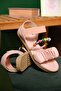 Elen Gathered Bead Detailed Women's Sandals - 3