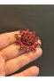 Iron-On Stone Flower Arma Sewing Accessory 4X4 cm Red - 3