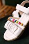 Elen Gathered Bead Detailed Women's Sandals - 3