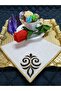 Maraş 1 Ecru Cocktail Napkin and Coffee Presentation Napkin 6 Pieces - 2