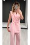 Vest Suit with Side Buckle - 4