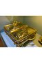 Esterhomedecor 2-Compartment Lid Borcamlı Serving Presentation Plate Queen Anne 38*26*18 - 5