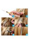 100 Pcs Hair Welding Beads Tinsel Attaching Beads-Black Color - 2