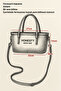 Stylishly Designed Zippered Lined Women's Hand and Shoulder Bag Claret Red - 3